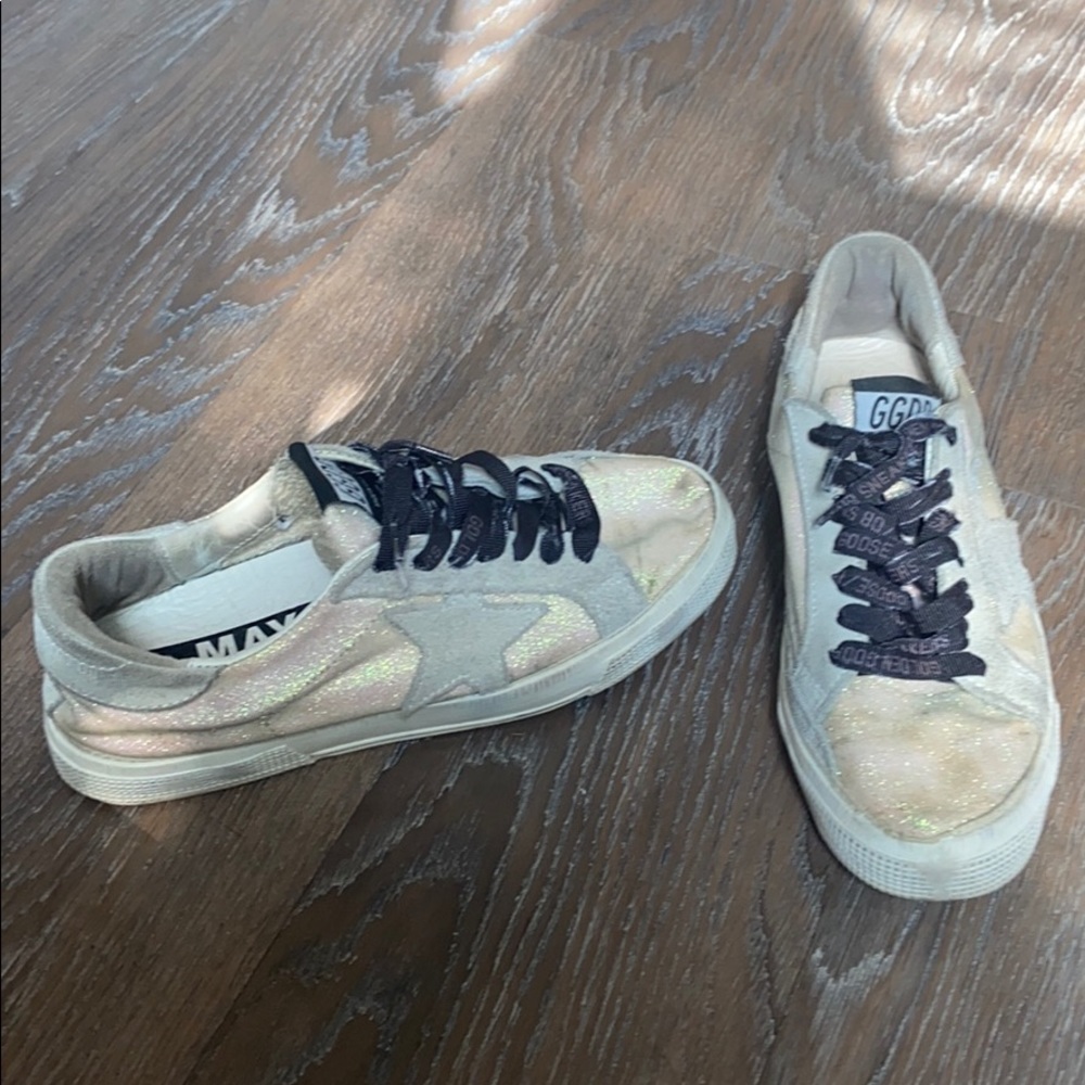 GOLDEN GOOSE glitter superstar sneaker
